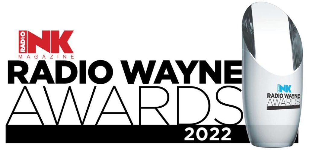 Radio Wayne logo and image of award